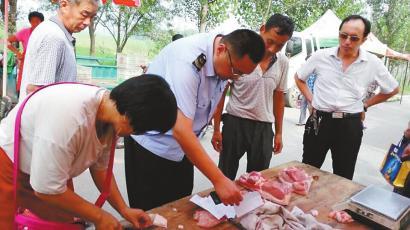 遏制病害肉、注水肉进入市场